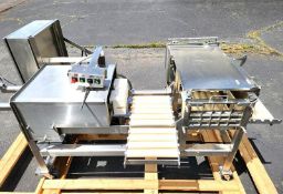 Loos 2-Way S/S Sanitary Cheese Cutter, S/N 2645-001-6514, Production Speed Up to 1,000