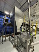 S/S Single Wall Feed Hopper, with Eriez Hi-Vi Vibratory Shaker Deck, M/N H366, S/N 277135, 115