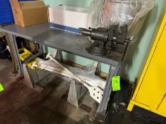 (2) Shop Tabes, 1-Table with Vise (LOCATED IN WEYMOUTH, MA)