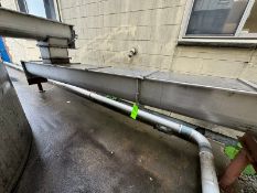 CSC S/S Auger Conveyor, with S/S Enclosure (NOTE: Running from Sugar Silo to Production Floor with