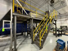 Blender Platform, with Grating, Handrails, & Stairs