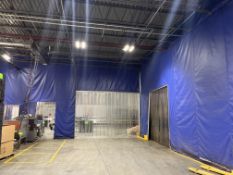Industrial Curtains Walls Dimensions: 52'L x 36'