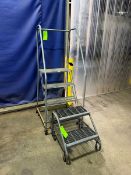 4-Step 450 Capacity Portable Stairs with (1) 2-Step (PET ROOM)