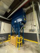 Donaldson Torit Bag House Dust Collector, M/N 1/3/15, S/N 2109696, Includes Cincinnati Fan Blower,