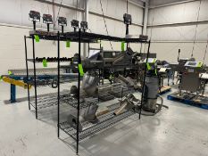 (2) 4-Shelf Shelving Units