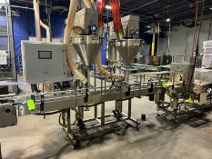 Image Fillers S/S Dual Auger Fillers, with (2) 1-1/2 hp Motors, with (2) Dayton AC Motor Speed