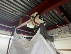 Coffins 1-Ton Electric Hoist, with Super Sac Attachment