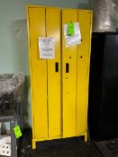 (2) Door Cabinet with Contents, Includes NEW Clamps, Water Meters, Springs, & Other Fittings