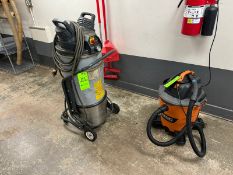 Nilfisk Portable Dust Collector, M/N VHS110, with Shop Vac