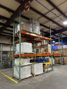 12-Sections of Pallet Racking, with Upright & Cross Beams (LOCATED IN WEYMOUTH, MA)