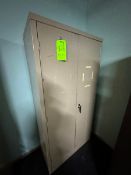 2-Door Cabinet with Contents, Includes S/S Fittings & Parts Bins