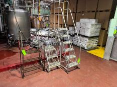 (3) Cotterman & Other Portable Stairs, (1)-Unit 5-Step 350 lbs. Capacity, (2)- Units 3-Step