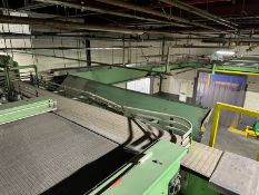 SECO Overhead Conveyor, with Plastic Belt, with Guides