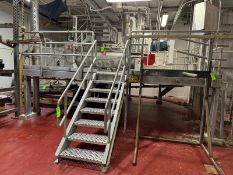 S/S Platform, with S/S Grating, Stairs, & Handrails