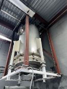 Brabender Technology Metering Hopper, Includes Ceiling Mounted Mild Steel Frame