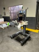 Labeler with Domino Ink Jet Coder, Mounted on Portable Frame