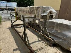 Straight Section of Auger Conveyor, with Drive, Mounted on Portable Frame (LOCATED IN WEYMOUTH, MA)