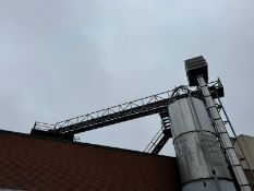 Straight Section of Auger Conveyor, Includes Drive (NOTE: Running from Silo by Employee Entrance