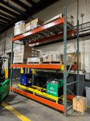 2-Sections of Pallet Racking, with Uprights & Cross Beams