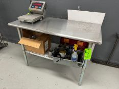 (3) S/S Tables, 2-Aprox. 30