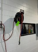Pneumatic Hose Reel, Wall Mounted with Hose