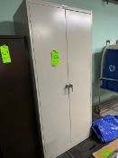 2-Door Cabinet with Contents, Includes Furnance Filters