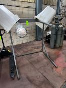 Roll Rack, with (2) Rods for Rolls