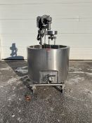 Aprox. 50 Gal. Vat Pasteurizer / Cheese Vat, Water Jacket, Held Pressure @ 23.5, 4