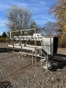 Mozzarella Cooker, S/N 85…070 with Double Auger, Stainless Frame, Includes Catwalk, 7.5 hp, 230/460