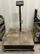 Sauter Type ED600 Steel Platform Scale, 49x40x8 in. High Platform,  S/N 1303154 with Sauter Type
