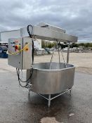 Aprox. 150 Gal. S/S Cheese Vat, Steam Heat, (2) Motor Gear Boxes, .75 hp, 230/460 V, 1710 RPM, 3