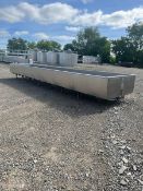 Aprox. 1,500 Gal. Cheese Vat, Water Heat, Square Ends, Inside Dimensions Apro. 23' L x 58