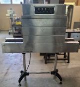 BSS-1538D THERMAL LABEL SHRINK TUNNEL, MODEL:BSS-1538D, SERIAL M0001106010000051007 (Loading Fee $