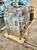 McBrady Engineering Inline Bottle Cleaner, Model 600, S/N HSA689-10, Mfg. 12/18/2009; 450 Jars/Min.,