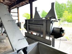 C. Lowe & Son 20 cu.ft. S/S Double Ribbon Blender, Mounted on S/S I-Beam, Western Electric 15 hp