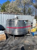 Chester Jensen 800 Gal. Mixing Tank, S/N HBP112D (Loading Fee $250) (Located Bethlehem, PA)