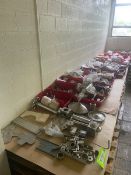 Large Assortment of NEW Parts with Parts Bins, Includes S/S Pump Parts, Air Valve Parts, Gaskets,