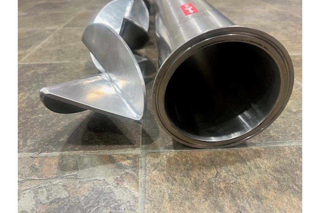 Aprox. 4" Stainless inline Admixer with Tri-Clamp Ends (Load Fee $50) (Located Harrodsburg, KY) - Image 3 of 4