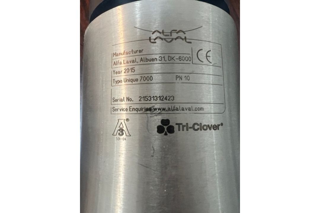 Alfa Laval 2.5" Type Unique 7000 Stop Air Valve, S/N 21531312423 with Stainless Stem (Loading Fee $ - Image 6 of 7
