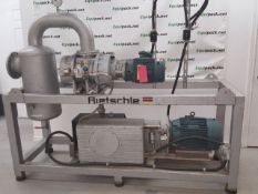Rietschle Vacuum System modele VC300 01, 02567-0113 TYPE 1000 / 5.20 / 3PH /60Hz 1 / SF 1,15 code