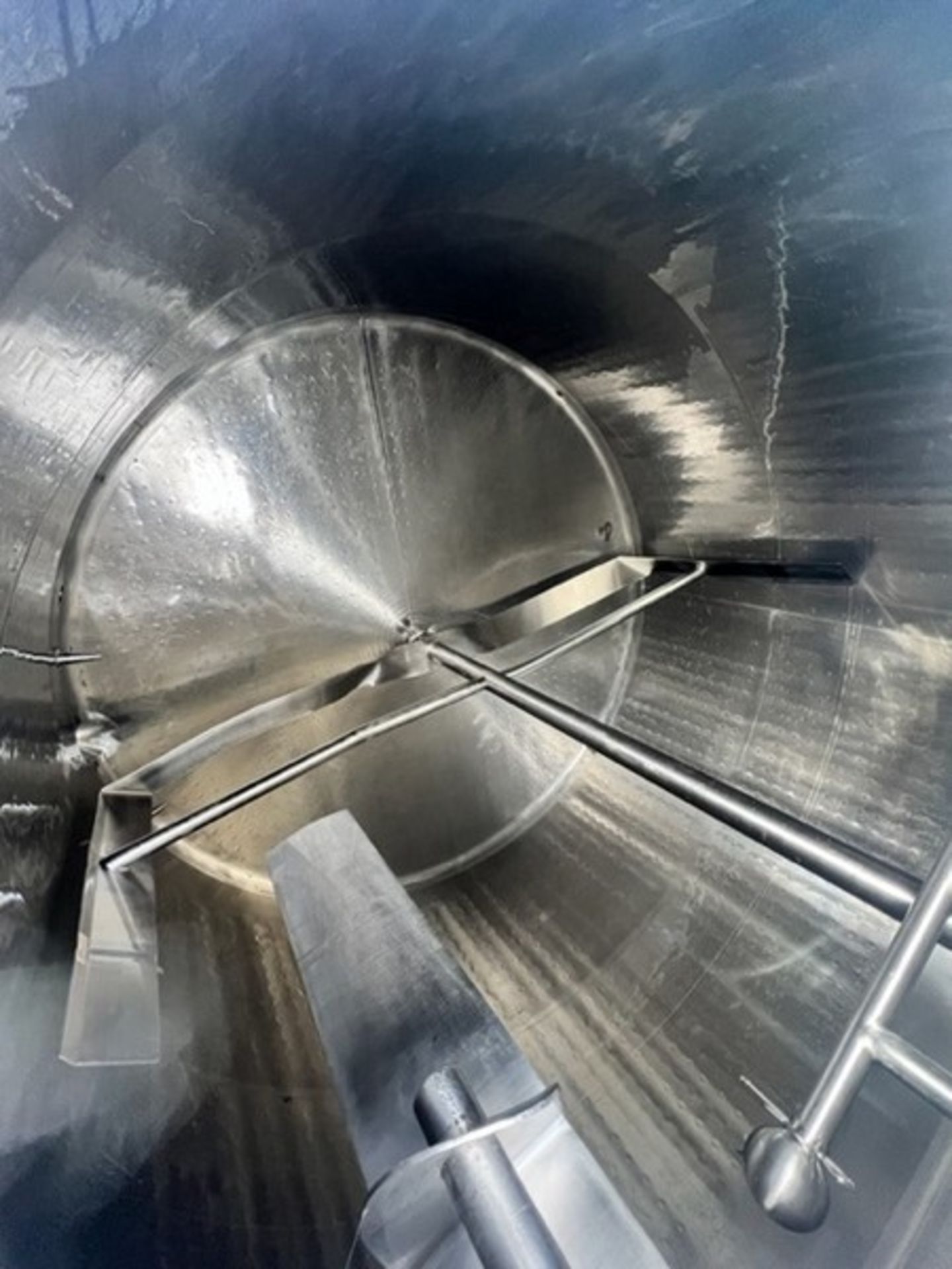 DCI 2,000 Gal. Jacketed Tank, S/N 91-D-48212-B with Vertical Wide Sweep Agitation, Jacketed - Image 5 of 7