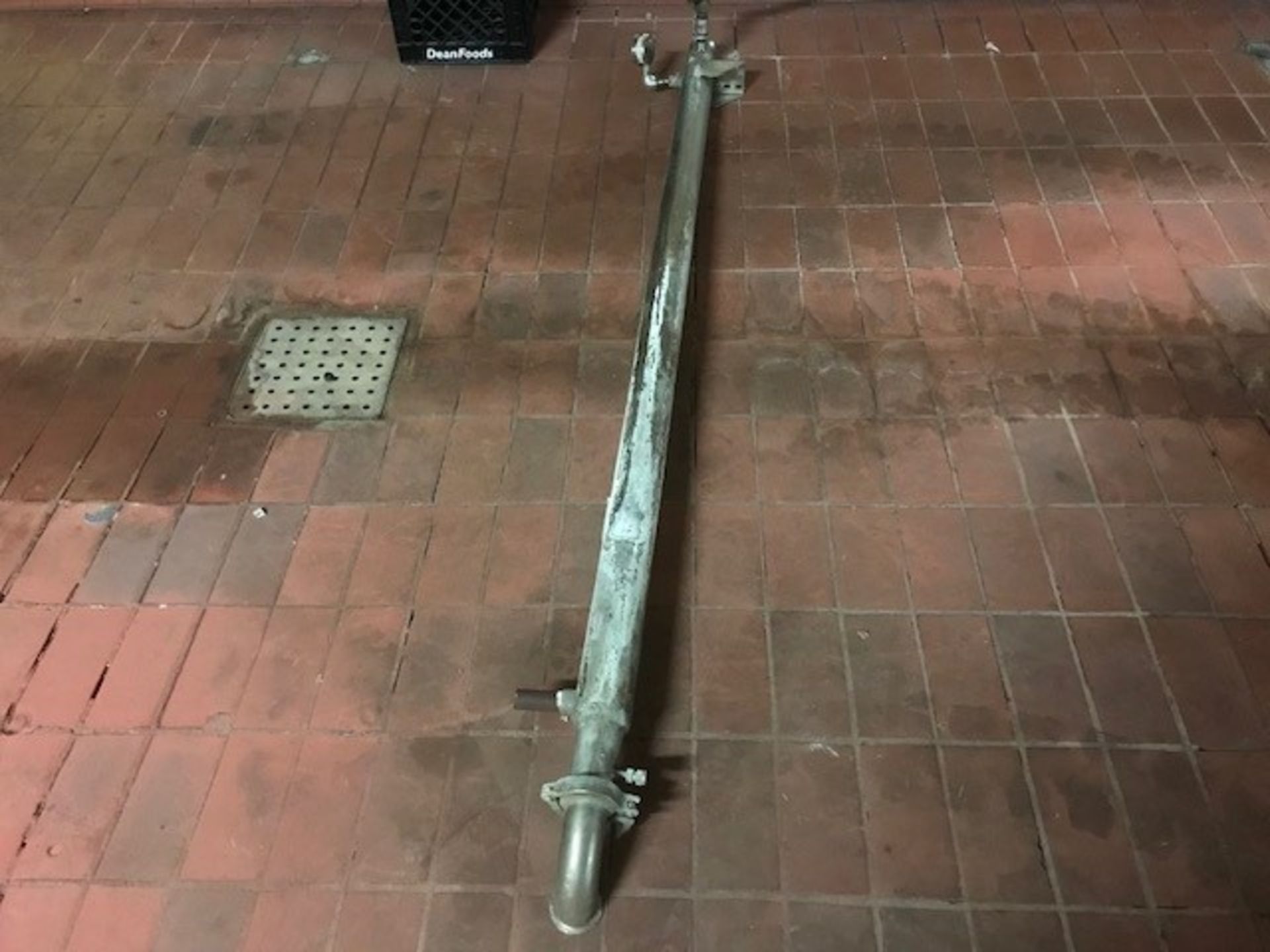 Double Tube Heat Exchanger - Aprox. 6 ft. L with 2" Clamp Fittings (Loading Fee $25) (Located