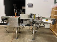 CVC 300 Labeler, Model VC300C, S/N 10512033, Volt 220, Hz. 60, Single Phase, Plug in Play, The