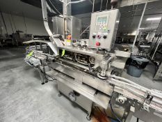 TECNOCAP INLINE S/S CAPPER / TORQUER, MODEL TSM250, S/N 10166, INCLUDES CAP HOPPER AND INFEED /