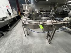 APPROX. 112 IN. L 90 DEGREE PRODUCT CONVEYOR