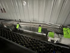 STRAIGHT SECTION OF PRODUCT CONVEYOR, APPROX. 12 IN. W X 82 IN. L