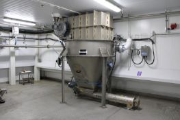 2020 BUHLER FILTER MODEL MVRW 16-S-H-SST WITH HOPPER AND SCREW FEEDER