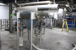 2020 BUHLER HORRIZONTAL ROTARY SIEVE, MODEL MKZI 30/80, S/N 700193670