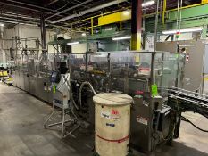 Douglas Automatic Case Packer, M/N CMWACP/TFL, S/N M-4062, with Interlock Metal Belt Power Feed,