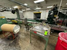 Section of Reject Table, with Straight Section of Conveyor Equipped with Missing Cap Detector(